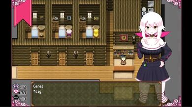 Little witch gets fucked by the innkeeper while she eats breakfast - Ceres and the Contract Guild - Hentai Game - Part 7