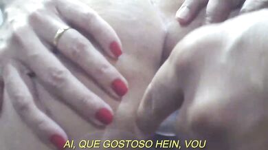 TO MY FRIENDS SHE OFFERS HER TIGHT ASSHOLE -PORTUGUESE SUBTITLES