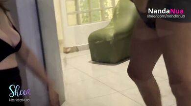 Interactive Motel - Male ate and came in the ass that ran down to the pussy. The condom came off and I was eaten in the hair. Cuckold just watched through the glass.