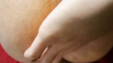 A lot of fun with giant toy, anal plug, dp with toy, sexy blue lingerie and more