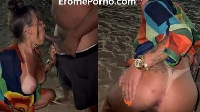 Pattyzinha arrombada na praia