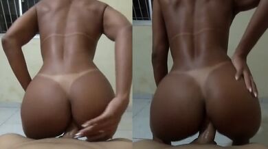 Fodendo o cuzinho da neguinha