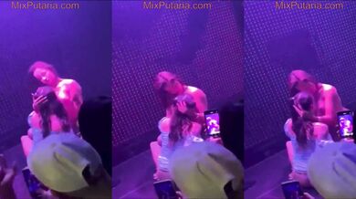 MC Pipokinha recebe sexo oral em show