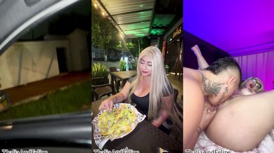 Having sex on the first date! My new friend takes me to his place and fills my cute pussy with semen, part 1