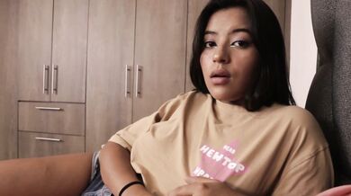 Mishell gets fucked hard in her pussy by her brother