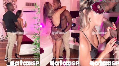 Hottie, the hotwife with a well-endowed black Hyoran while the cuckold films everything!